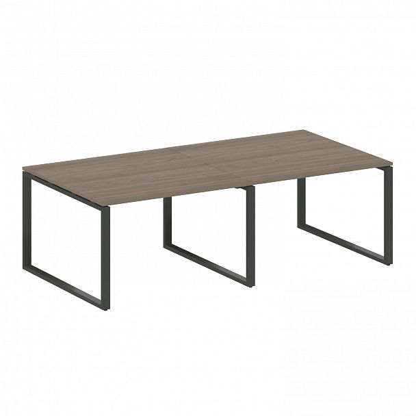 Стол для переговоров "Metal System" БО.ПРГ-2.2 вяз/антрацит - Вид 1