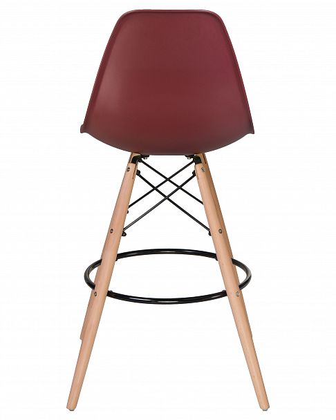 Стул барный DOBRIN DSW BAR (ножки светлый бук, цвет сливовый (R-13)) - Вид 5