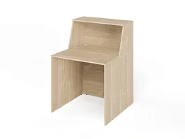 UNITY РРП4-7-7-DS Прямой квадратный блок ресепшн 70 UNITY 700х700х1150 - Фото предпросмотра