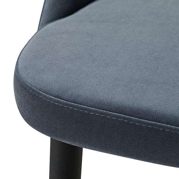 Стул Бар.Lars Diag grey/черный - Вид 4