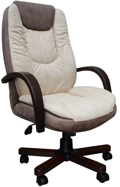 Кресло руководителя "Сатурн" дерев., подл."Лагуна" - Вид 1