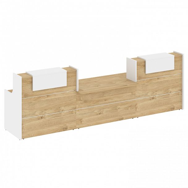 Ресепшн "Onix" O.R-K-18 тиквуд светлый/белый - Вид 2