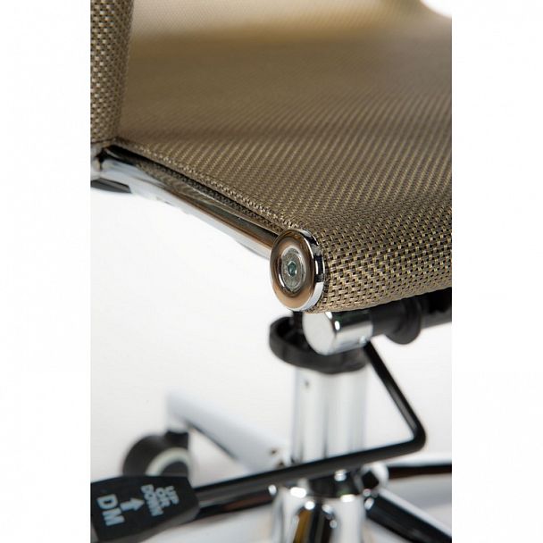 Кресло офисное / Хельмут / (bronze) сталь + хром / бронзовая сетка - Вид 11