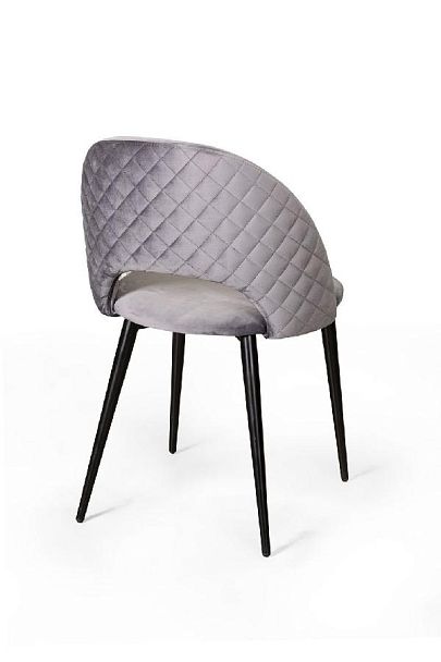 Стул Max ромб, бархат светло-серый 26 - Вид 5