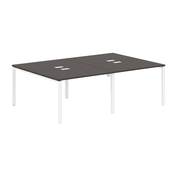 Стол 4-х местный EUWST 2316 Мокко/Белый 2326х1606х750 EDIS - Вид 1
