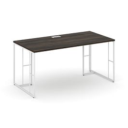 Rift Direct Стол руководителя RF.SR-023 Дуб Мали/Металл Белый 1380*800*750 - Фото предпросмотра