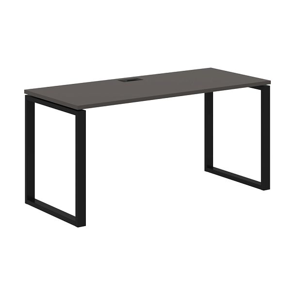 Стол прямой EQST 1567 Мокко/Черный 1560х670х750 EDIS - Вид 1