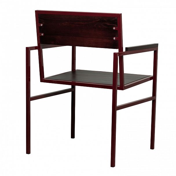 Стул Лофт 11 с подлокотниками, красное дерево - Вид 4