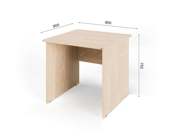 ЛАЙТ / LIGHT RLG003-8x8 Прямоугольный стол 80x80x75 Дуб Сонома - Вид 2