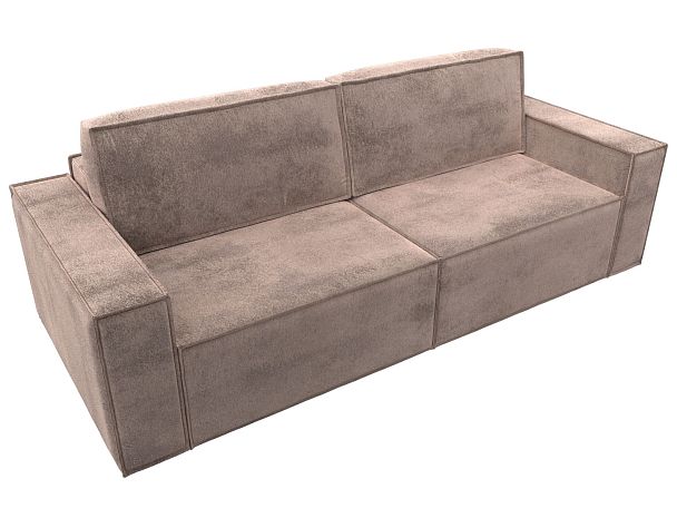 Диван прямой Куба Велюр бежевый - Вид 5