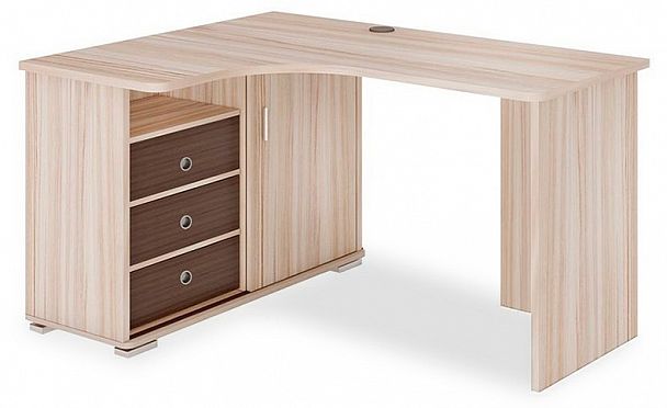 Стол письменный Домино СР-145С Карамель/Шамони левый - Вид 1