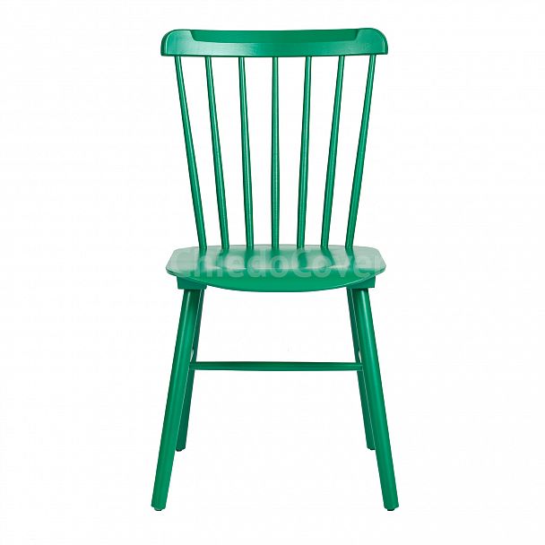 Стул Такер, зеленый деревянный - Вид 3