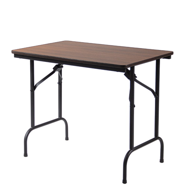 Стол Лидер 1, основание металл, ДСП орех - Вид 1