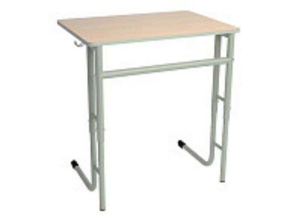 Одноместная парта Basis  ЛДСП береза, скругл. углы, кромка ПВХ, кромка ПВХ мод.ПШ7/1-Р  регулируемая "Парты и стулья"  ТК-002960000763 береза - Вид 1