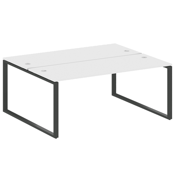 Metal System Р. ст. на О-образном м/к БО.РАС-СП-2.5 Белый/Антрацит металл 1800*1475*750 - Вид 1