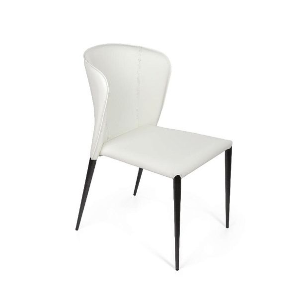 Стул Albert, кожа белый - Вид 8