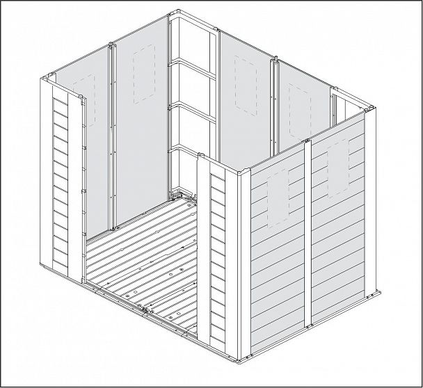 Сарай "FACTOR 8x8" - Вид 15