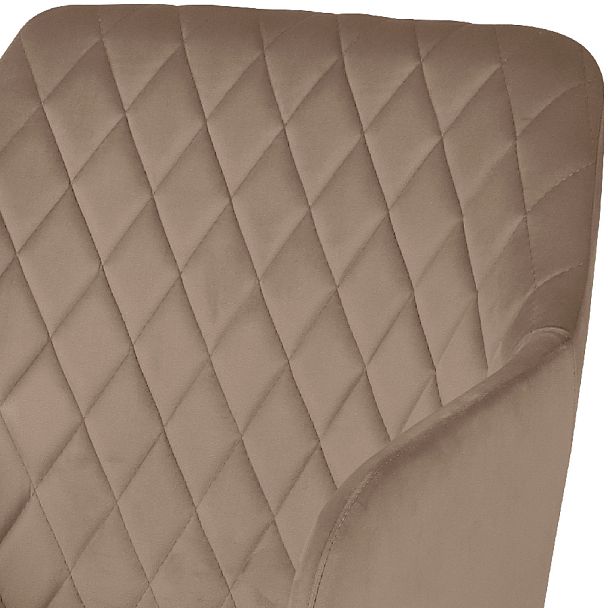 Комплект полубарных поворотных кресел Барли К, Confetti latte/черный, 3 шт. - Вид 7