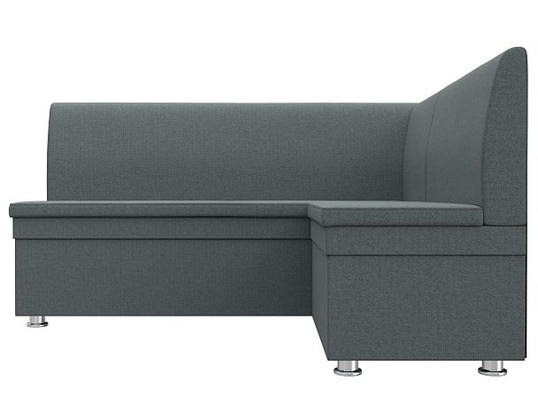 Диван кухонный угловой Уют правый угол Рогожка серый - Вид 2