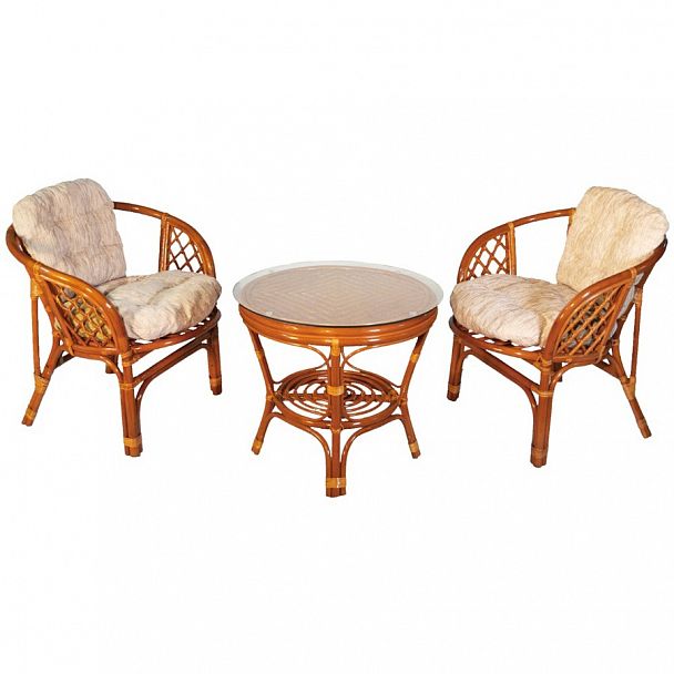 Комплект "Багама" дуэт, подушки  обычные коричневые твил - Вид 1