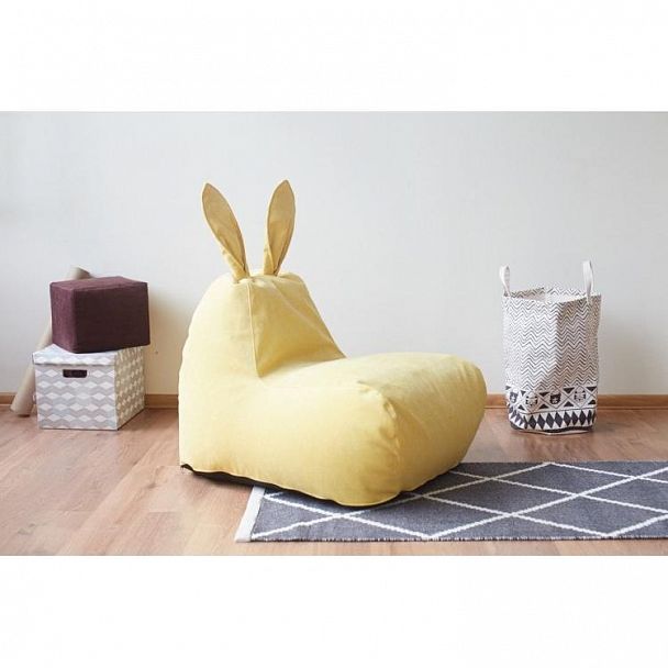Пуф бескаркасный "Пуф-заяц" - Вид 1