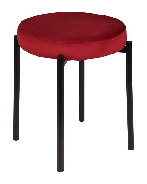 Табурет Кен, Confetti bordo/черный - Вид 1