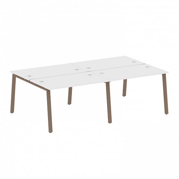 Рабочая станция "Metal System" БА.СМ-4.2 белый/мокко - Вид 1