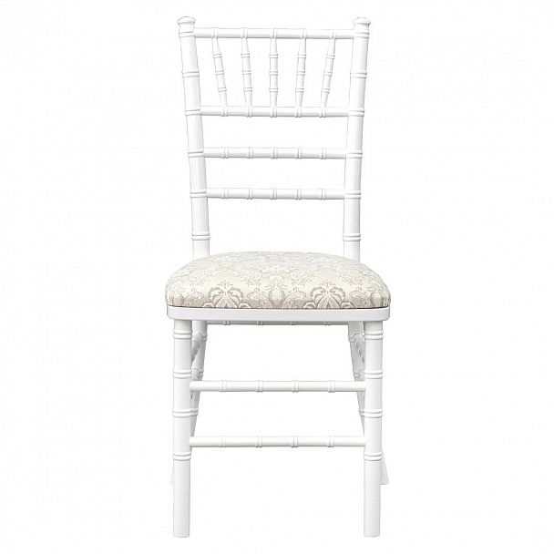 Стул Кьявари белый, с мягким сиденьем - Вид 3