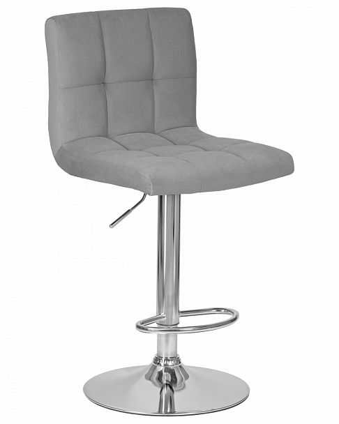 Стул барный DOBRIN CANDY (серый велюр (MJ9-75)) - Вид 1