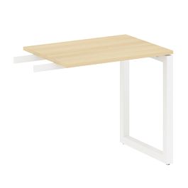 Metal System Quattro Приставной элемент на О-образном м/к 50БО.ПР-2 Акация/Белый металл 800*600*750 - Фото предпросмотра