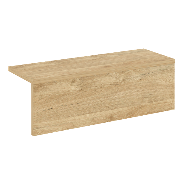 Накладка прямая низкая "Onix" О.R-NP.N-138.1 тиквуд светлый - Вид 1