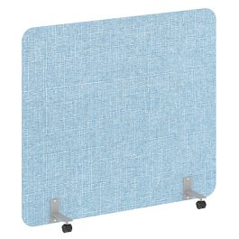 R-line soft Перегородка на металлических опорах, на роликах AP.R-160-140 Romeo 09/Серый металл 1600*18*1400 - Фото предпросмотра