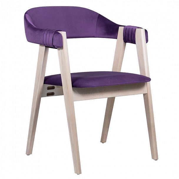 Полукресло Dolche, велюр Holland 38 фиолетовый - Вид 2