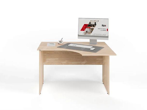 ЛАЙТ / LIGHT RLG004-12x9R Угловой стол 120x90x75 Дуб Сонома - Вид 2