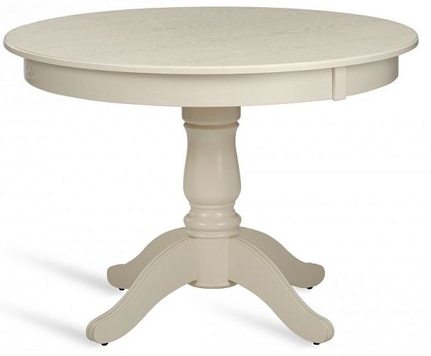 Стол деревянный раздвижной Вэлт D110(150)х110х76 Cлоновая кость - Вид 1