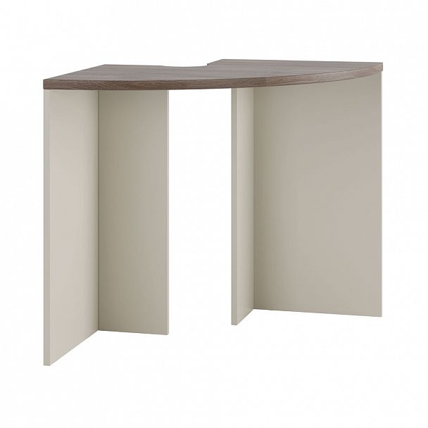 Стол ресепшн угловой New Line 75,4x75,4x74 дуб шамони темный - Вид 1