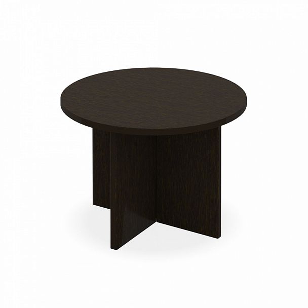 Стол для переговоров "Лидер" ПК-ЛДР-СТГ110х110/38-В1-179 дуб ферраре - Вид 1