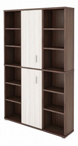 Стеллаж комбинированный Домино ПУ-40-2 Карамель/Шамони - Вид 1