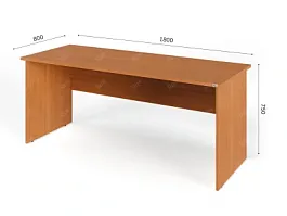UNITY PС8-18 ВИШНЯ Офисный стол прямоугольный Прямой 1800х800х750 - Фото предпросмотра