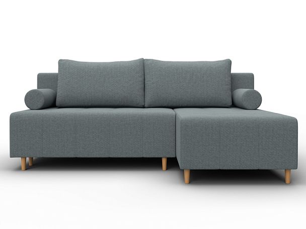 Диван угловой Лига-102 угол универсальный Рогожка серый - Вид 2