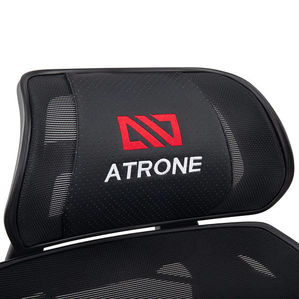 Кресло ATRONE (АТРОН) "Optimus ER-707", адаптивный механизм со слайдером, сетка, черный/серый, 532967 - Вид 14