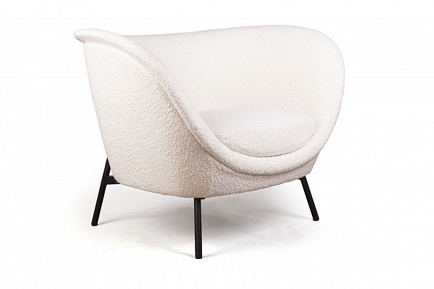 Лаунж кресло COUTURE букле светлый - Вид 4