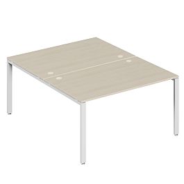 Бенч-система на 2 места Trend Metal 140x147x75 дуб феррара - Фото предпросмотра