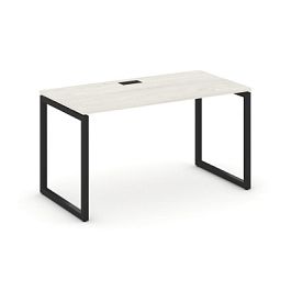Стайл Проджект Стол письменный SN-4O.SP-003 Дуб Наварра/Металл Черный 1380*600*750 - Фото предпросмотра