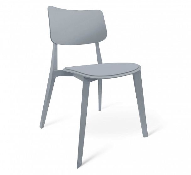 Стул Sheffilton SHT-S110-P серый/серый - Вид 3