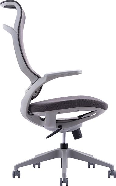Кресло руководителя Everprof Spirit (Спирит) Сетка Серый - Вид 3