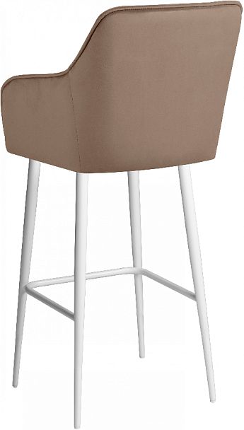 Барное поворотное кресло Мони К, Confetti latte/белый - Вид 6