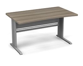 Стол на металлокаркасе 1000 Берлин Дрифтвуд/Серый СПМ 100.85 - Фото предпросмотра