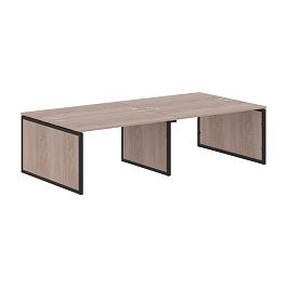 Стол 4-х местный XQPWST 2814 Дуб Сонома/Антрацит 2800х1406х750 XTEN-QP - Фото предпросмотра