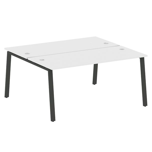 Metal System Р. ст. на А-образном м/к БА.РАС-СП-2.4 Белый/Антрацит металл 1600*1475*750 - Вид 1